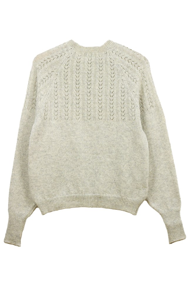 Pull Agave noir en laine recyclée 100% made in France - 7
