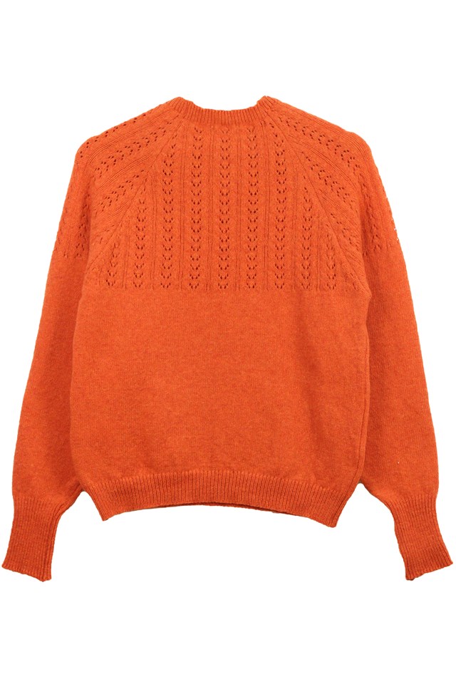 Pull Agave bordeaux en laine recyclée 6