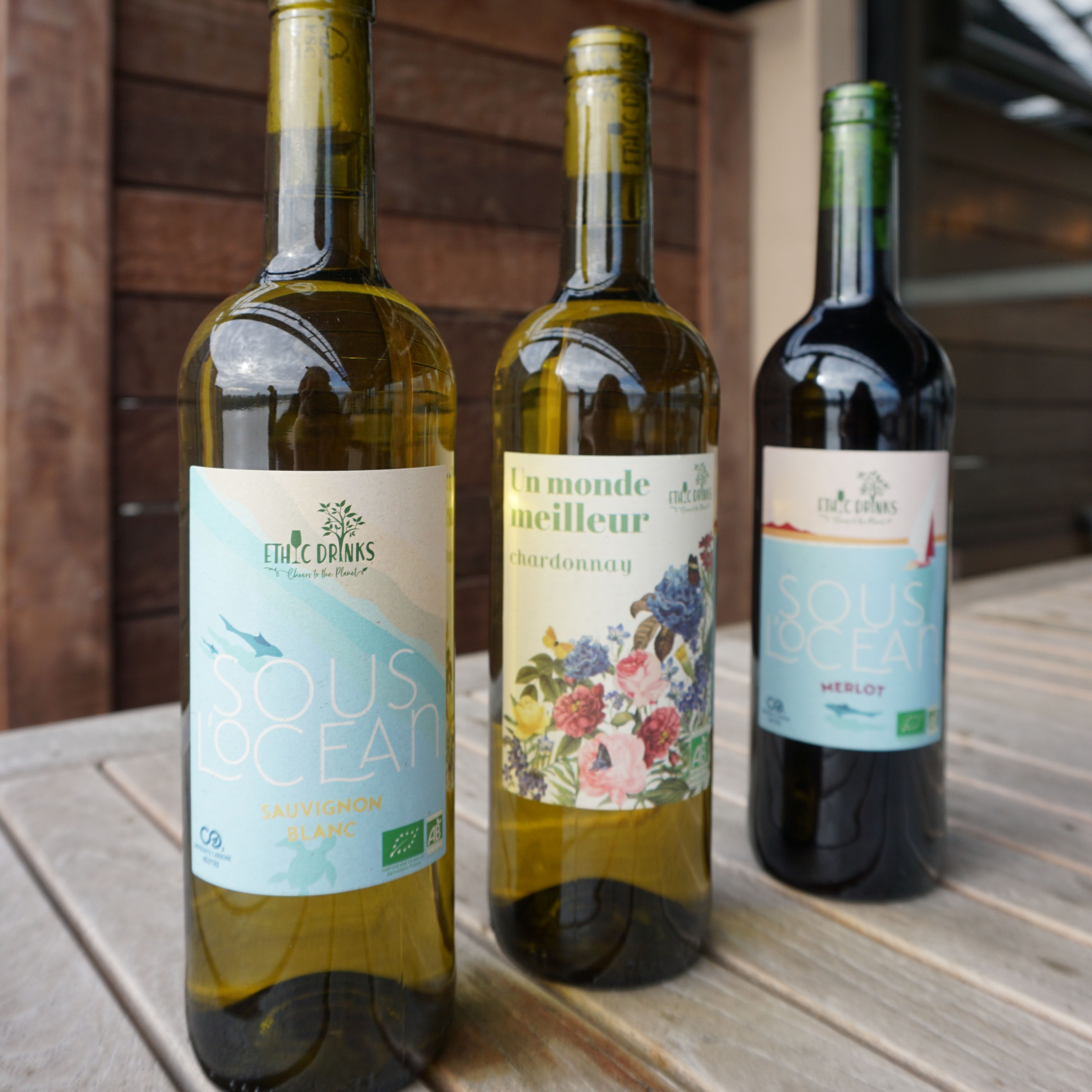 Coffret 3 bouteilles de Vin Bio - Blanc et Rouge - EthicDrinks