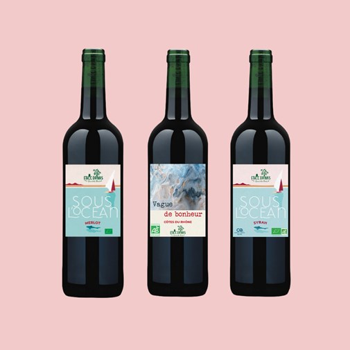 Coffret 3 Bouteilles de Vin Rouge Bio