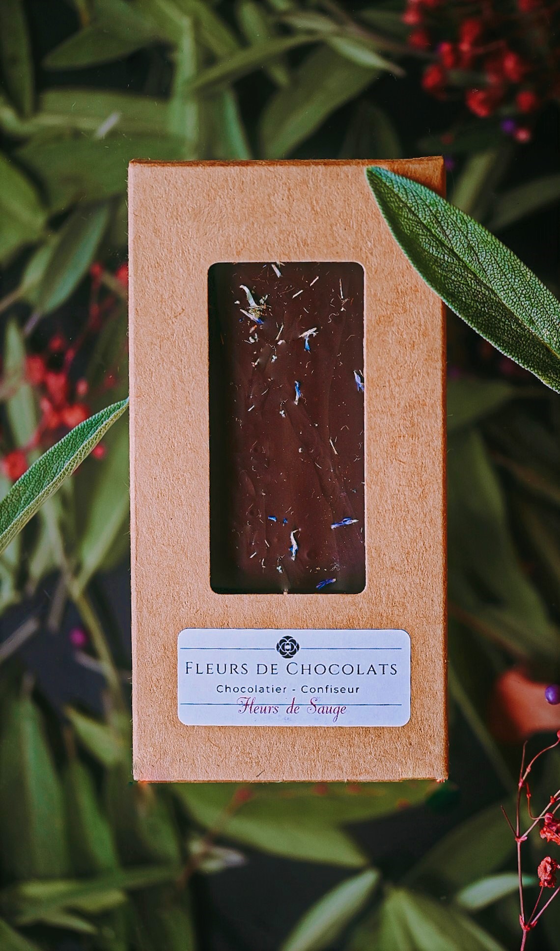 Tablette Noir Enfleurage bio Fleurs de Sauge 3