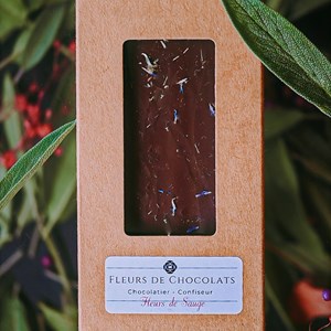 Tablette Noir Enfleurage bio Fleurs de Sauge