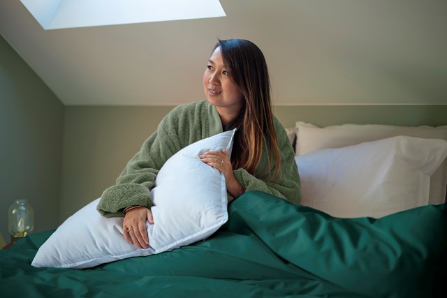 Housse de Couette "Abysse" en Percale de Coton 100 % Biologique (2 personnes)   4