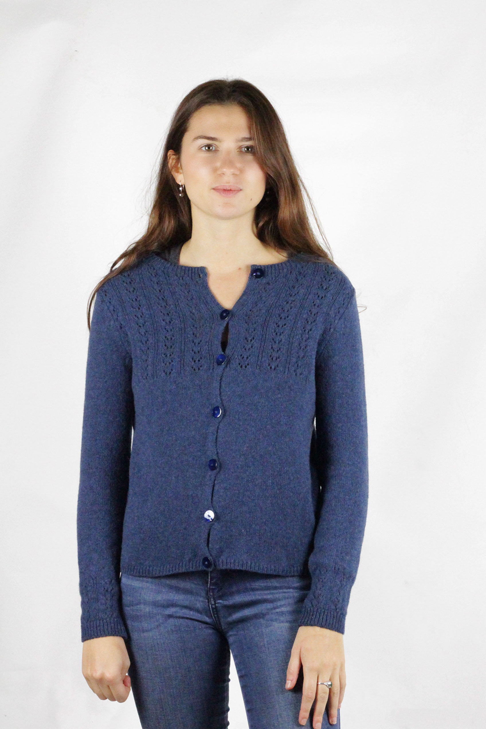 Gilet Aloé bleu jean 7