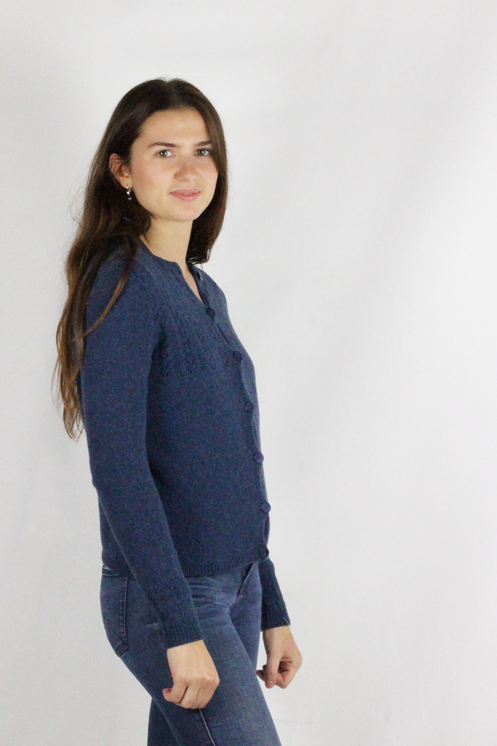 Gilet Aloé bleu jean 8