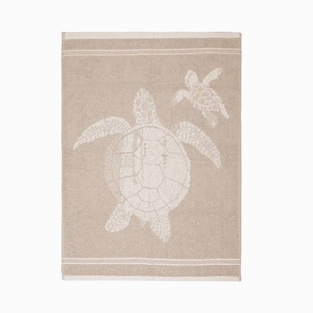 Torchon en éponge motif "Tortue" 100 % Coton Biologique 350 gr/m2 6