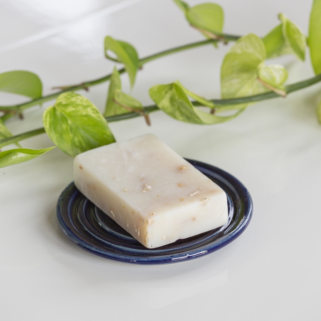 Coupelle / Porte-savon artisanal rond spirale 5