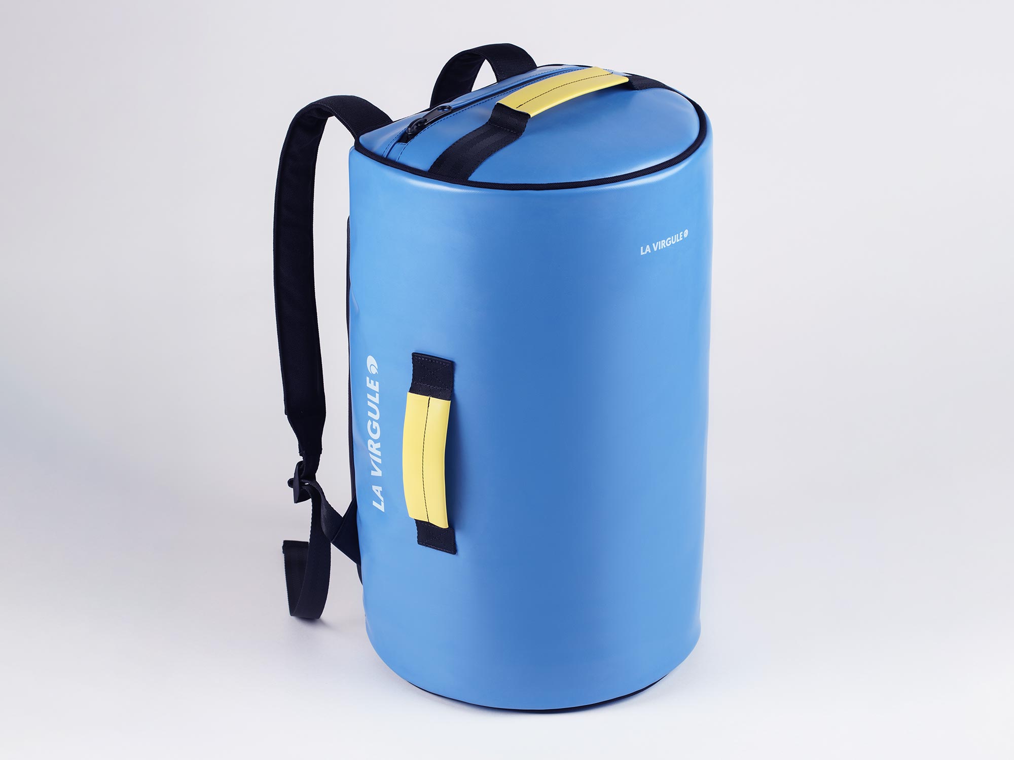 Sac weekend upcyclé - Bleu - 35 litres 2