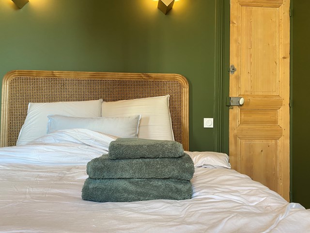 Drap de Bain 100x140 "Fougères" en Coton 100 % Biologique      2