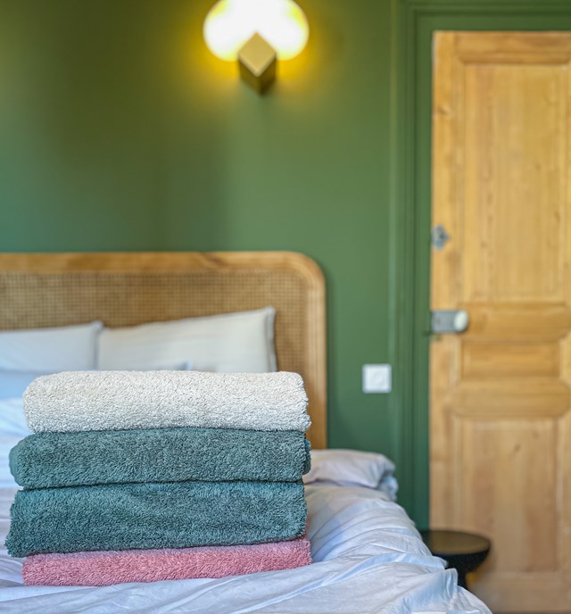 Drap de Bain 100x140 "Cœur de Macadamia" en Coton 100 % Biologique   3