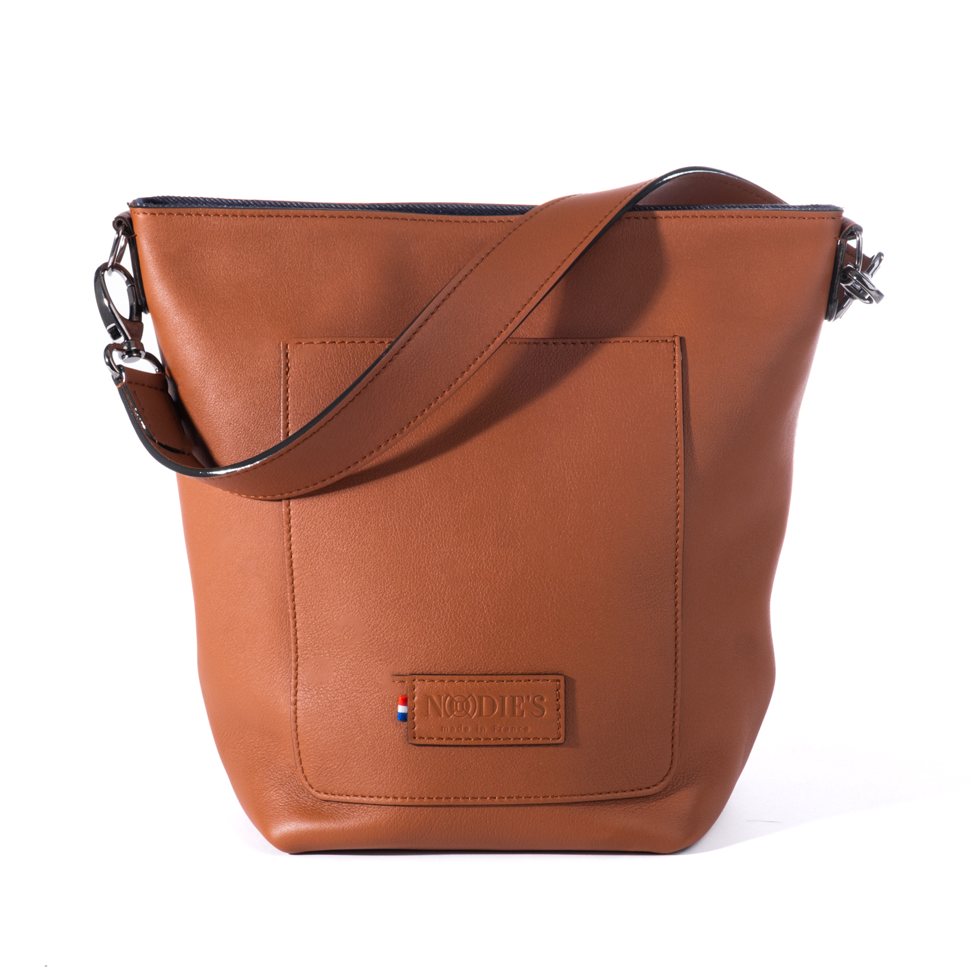 Sac cabas cuir Andy Camel