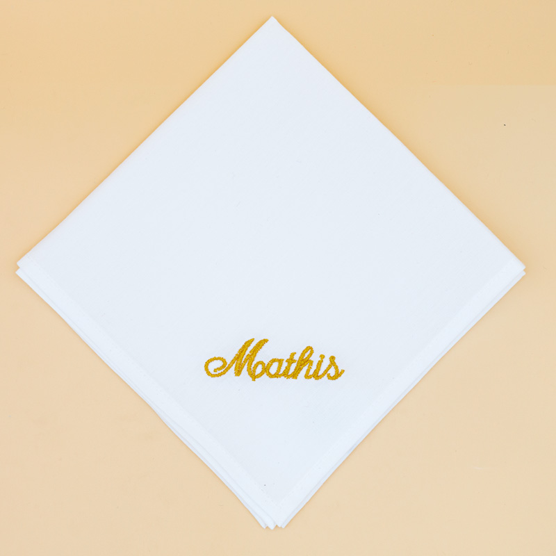 L’authentique – Mouchoir Brodé 7