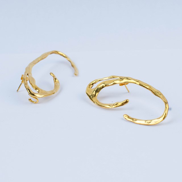 Boucles d'oreilles Galatée Argent massif 2