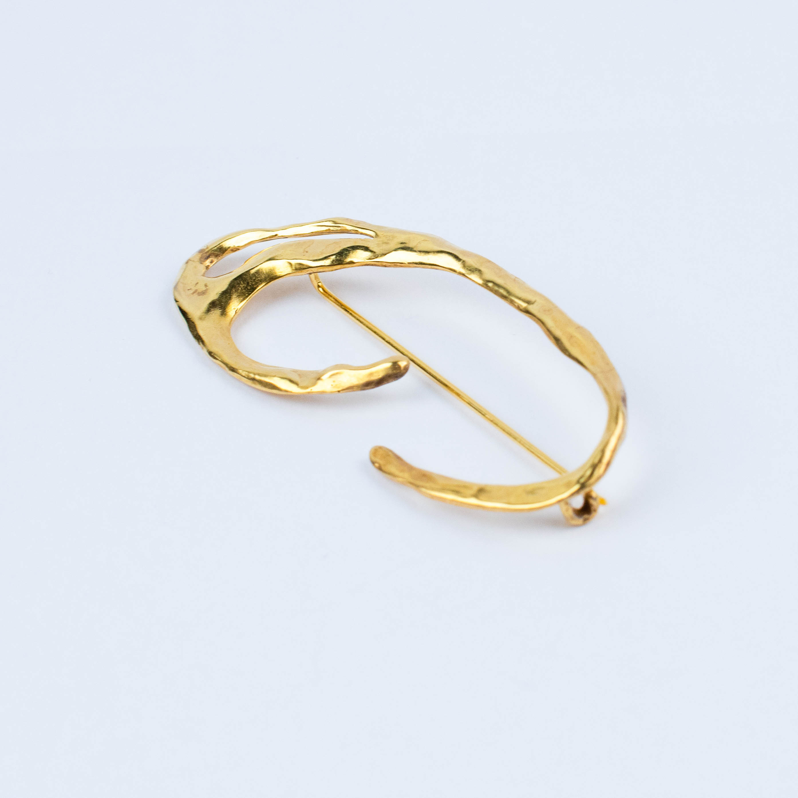 Broche Galatée Bronze dorées à l'or fin 24 carats  2