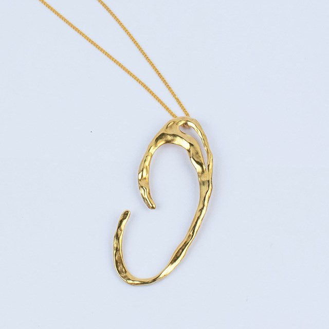 Collier Galatée bronze doré à l'or fin 3