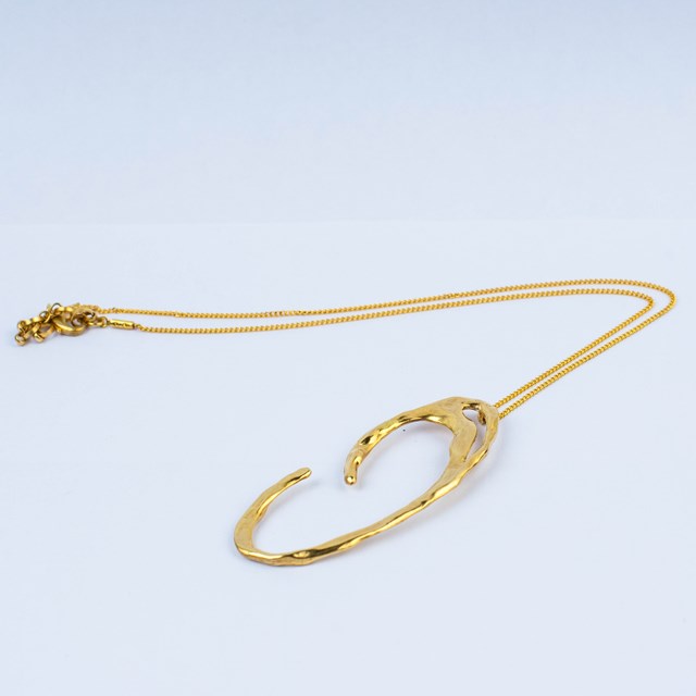 Collier Galatée bronze doré à l'or fin 2