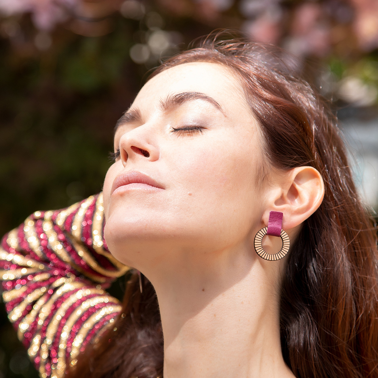 Boucles d'oreilles LOLLIPOPS Prune 3