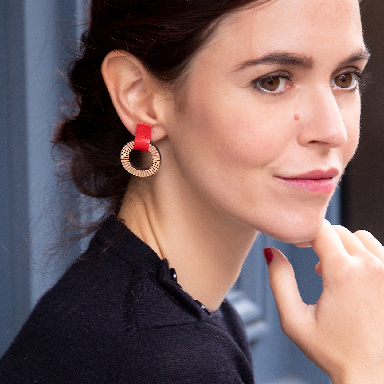 Boucles d'oreilles LOLLIPOPS Rouge 6