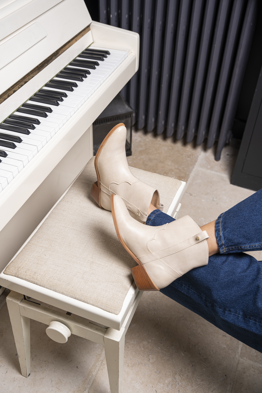 Bottines Santiags Centaure - Sable 5