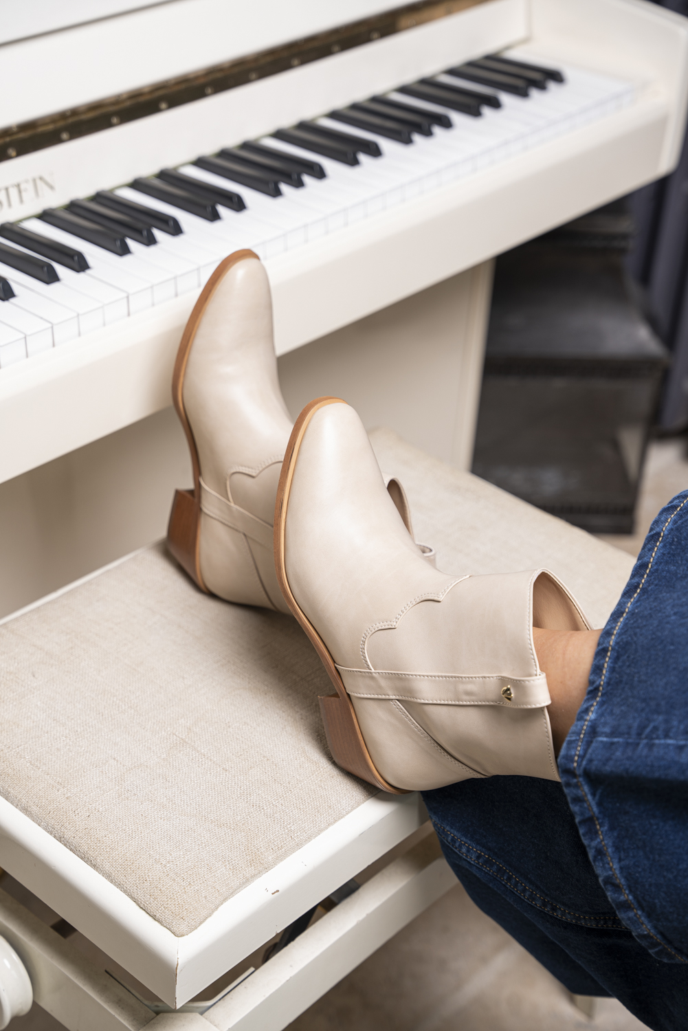 Bottines Santiags Centaure - Sable 4