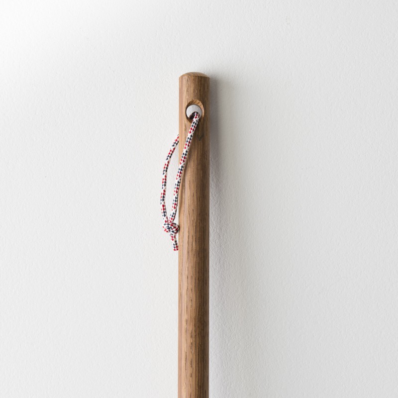 Manche à balai en bois fabriqué en France, marron