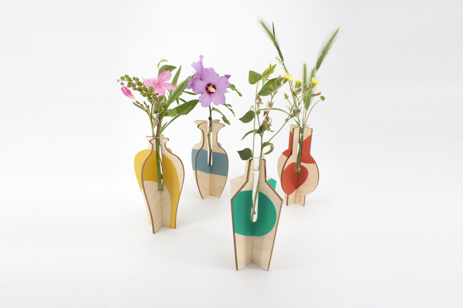 Vases COLLECTION ANAMORPHOSE en bois certifié durable 2