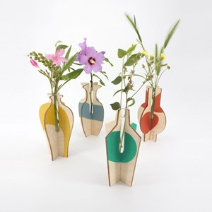 Vases COLLECTION ANAMORPHOSE en bois certifié durable