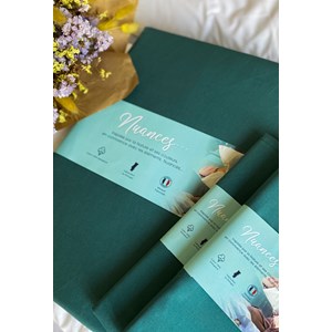 Drap Housse "Abysse" en Percale de Coton 100 % Biologique