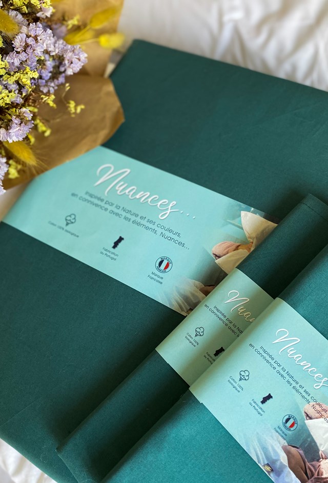 Drap Housse "Abysse" en Percale de Coton 100 % Biologique 2