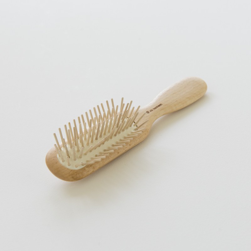 Brosse à cheveux en bois, fabriquée en Suède