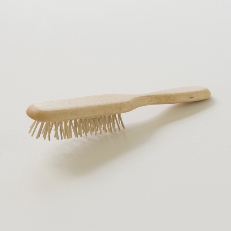 Brosse à cheveux en bois, fabriquée en Suède