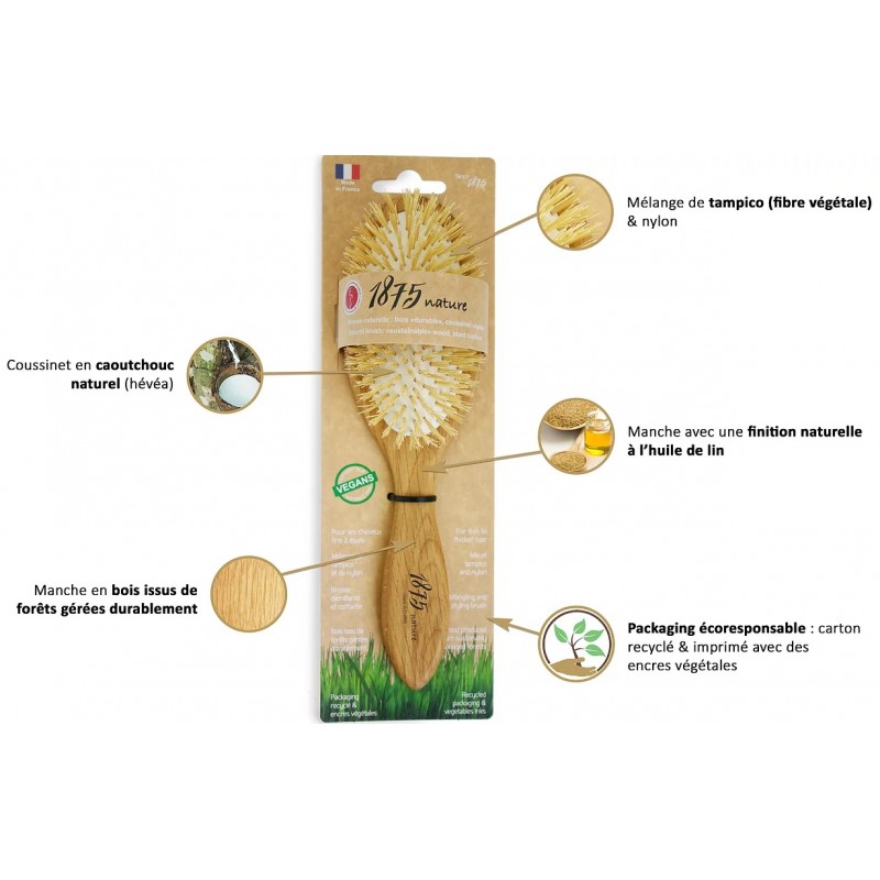 Brosse à cheveux démêlante MM Vegan 4