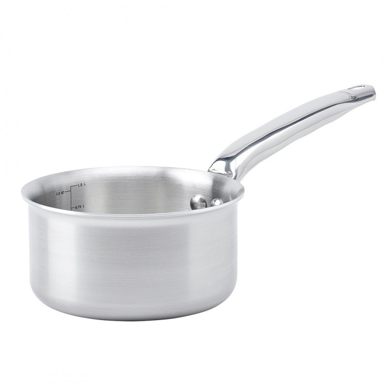 Casserole en inox multicouches 16 cm, fabriquée en France