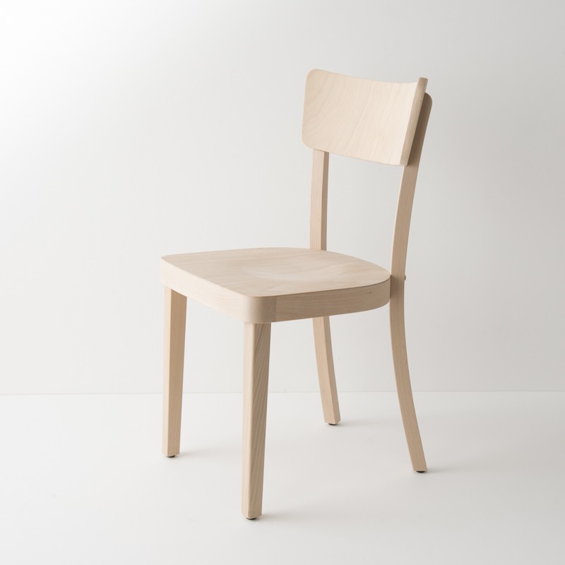 Chaise Filby brute à peindre, fabriquée en Europe centrale