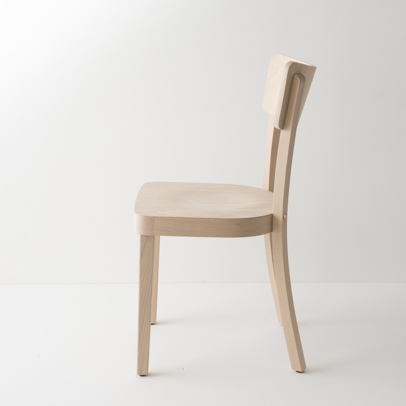 Chaise Filby brute à peindre, fabriquée en Europe centrale
