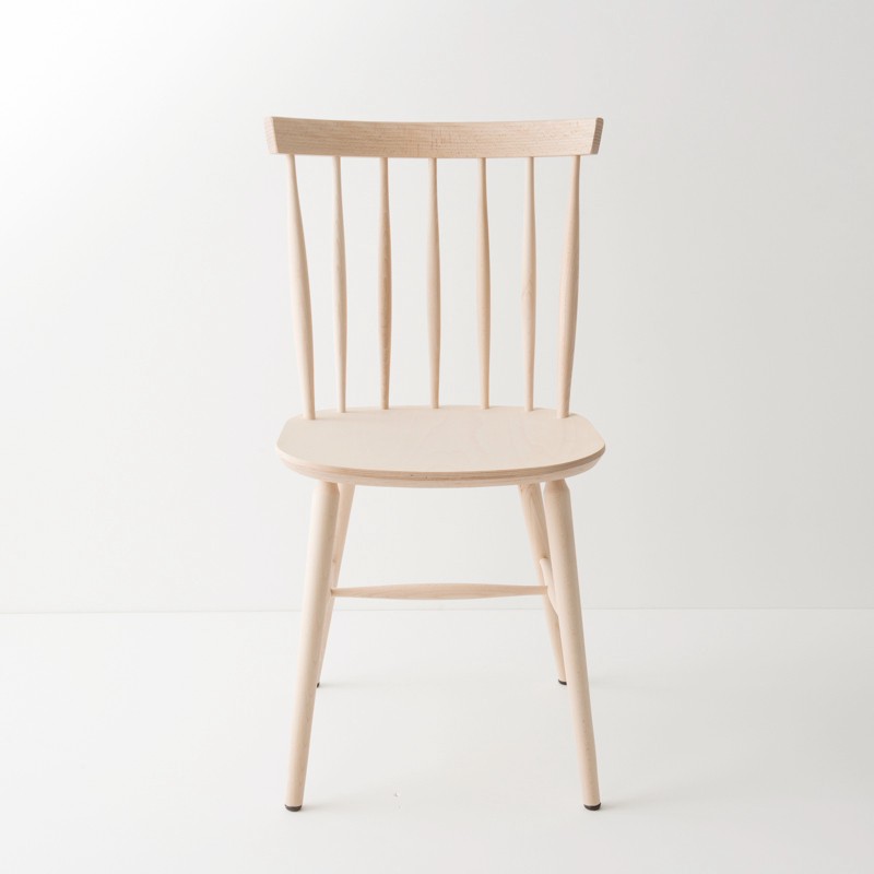 Chaise Scandinave brute à peindre 3