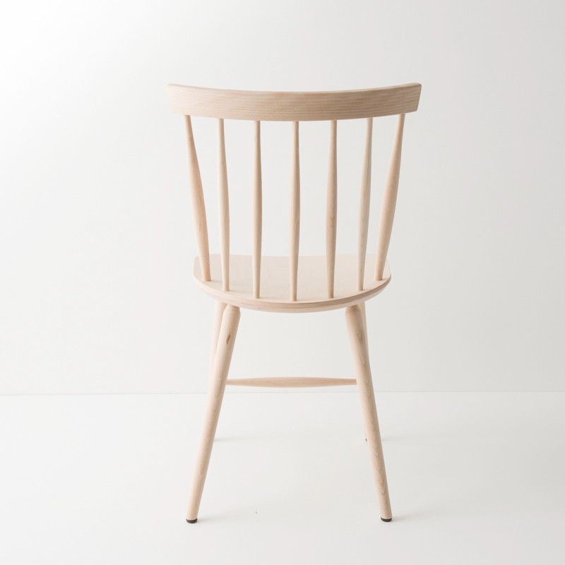 Chaise Scandinave brute à peindre, fabriquée en Europe centrale