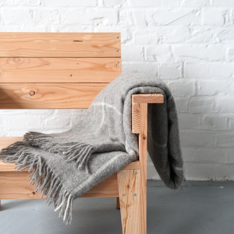 Fauteuil de jardin en mélèze, fabriqué en France