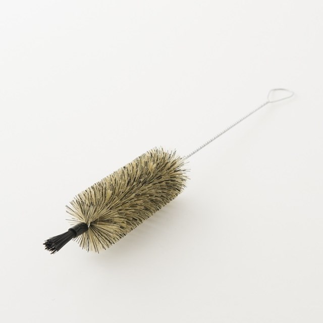 Goupillon à bouteilles en inox et nylon, fabriqué en France
