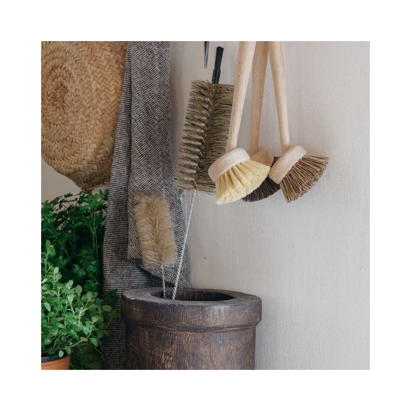 Goupillon à bouteilles en inox et nylon, fabriqué en France