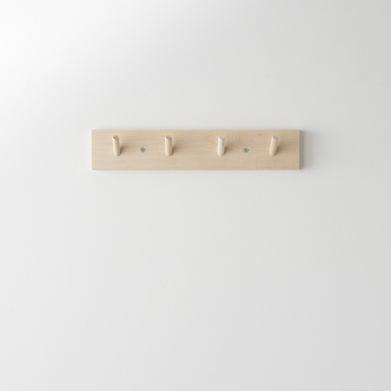 Patère en bois 4 crochets fabriquée en Suède