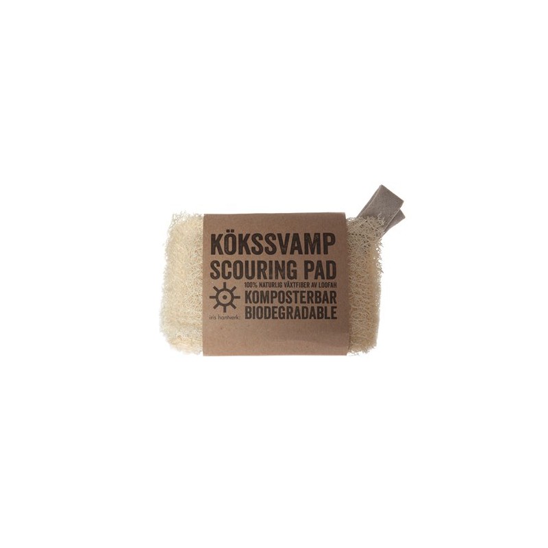 Set de 2 lavettes loofah, fabriqué en Espagne