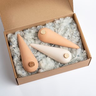 Coffret de 3 ollas naturels Jade - Taille S