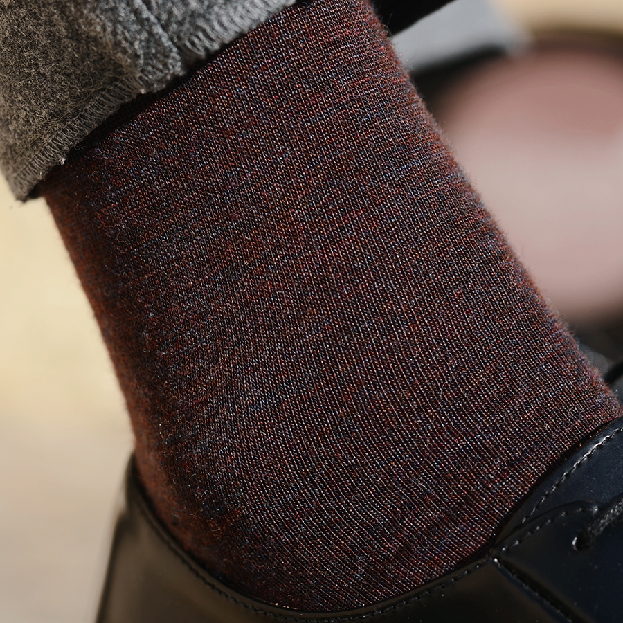 Chaussettes fines en laine mérinos