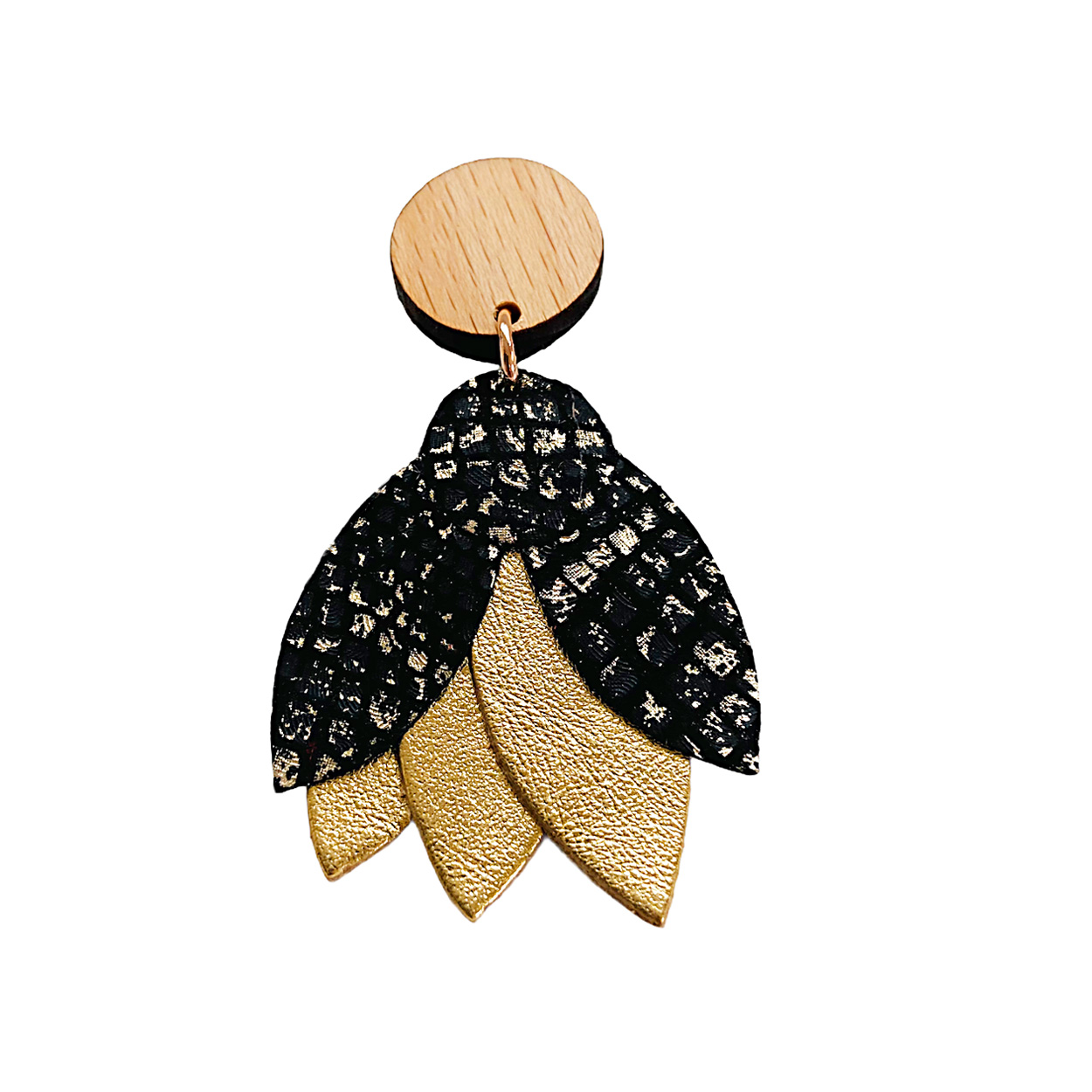 Broche MANDALA Noir 4