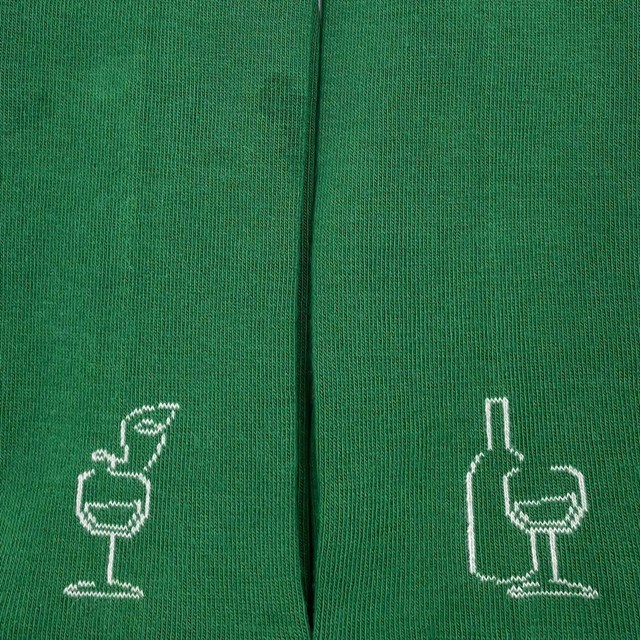 Chaussettes édition limitée FRENCH CUISINE vert gazon 5