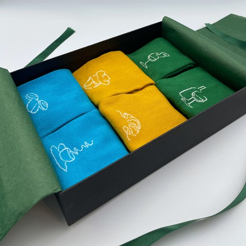 Coffret de chaussettes édition limitée FRENCH CUISINE