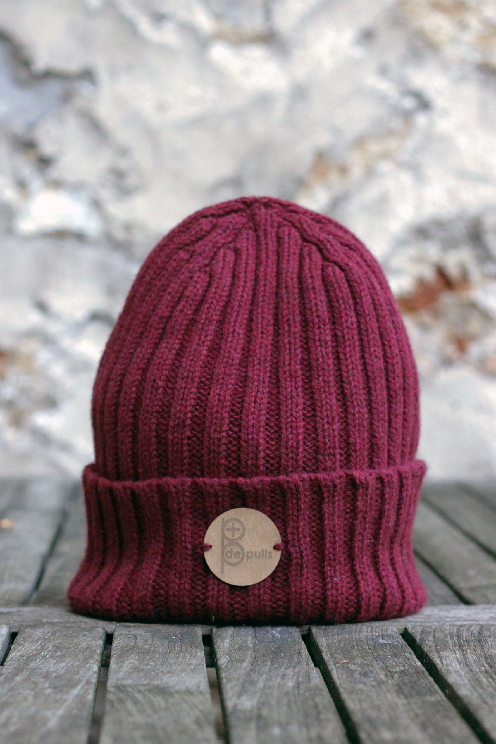 Bonnet cote 2x2- Plusieurs couleurs, Made in France laine 100% recyclée 8