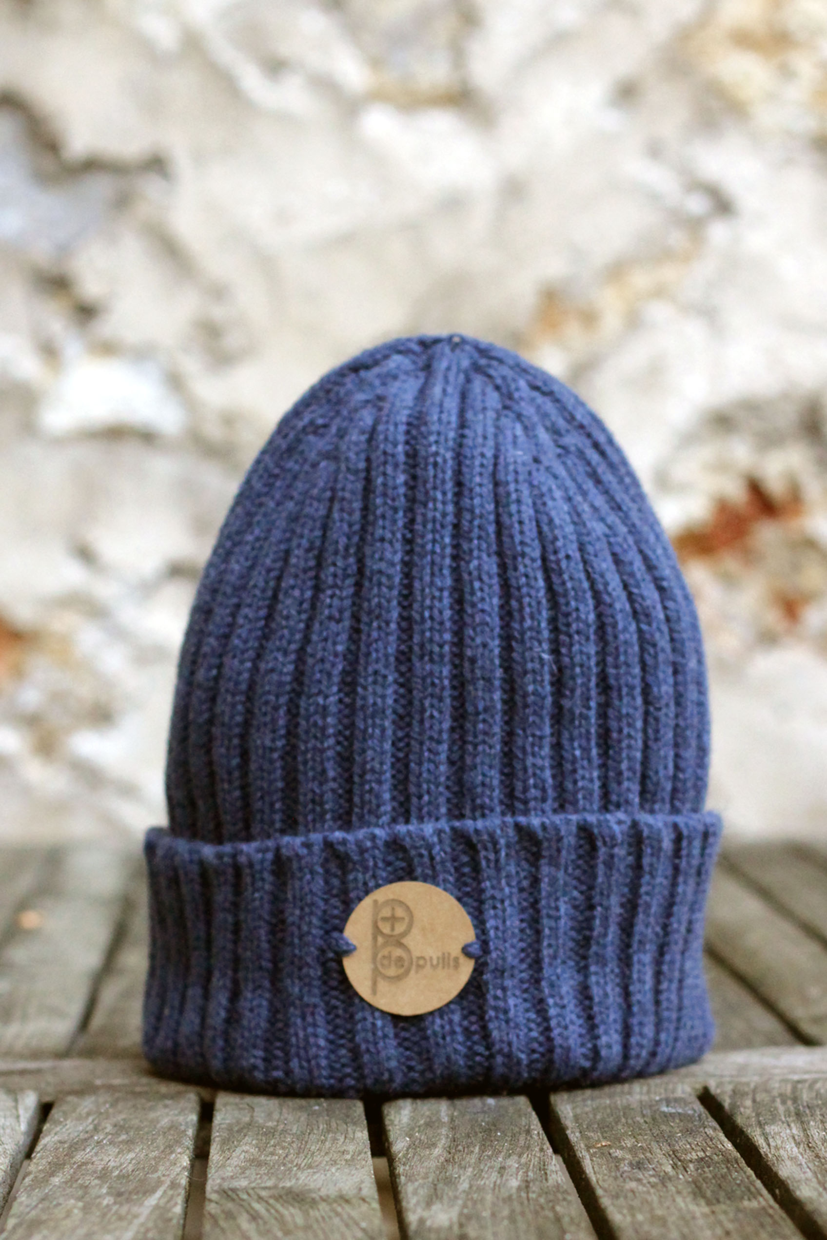 Bonnet cote 2x2- Plusieurs couleurs, Made in France laine 100% recyclée 3