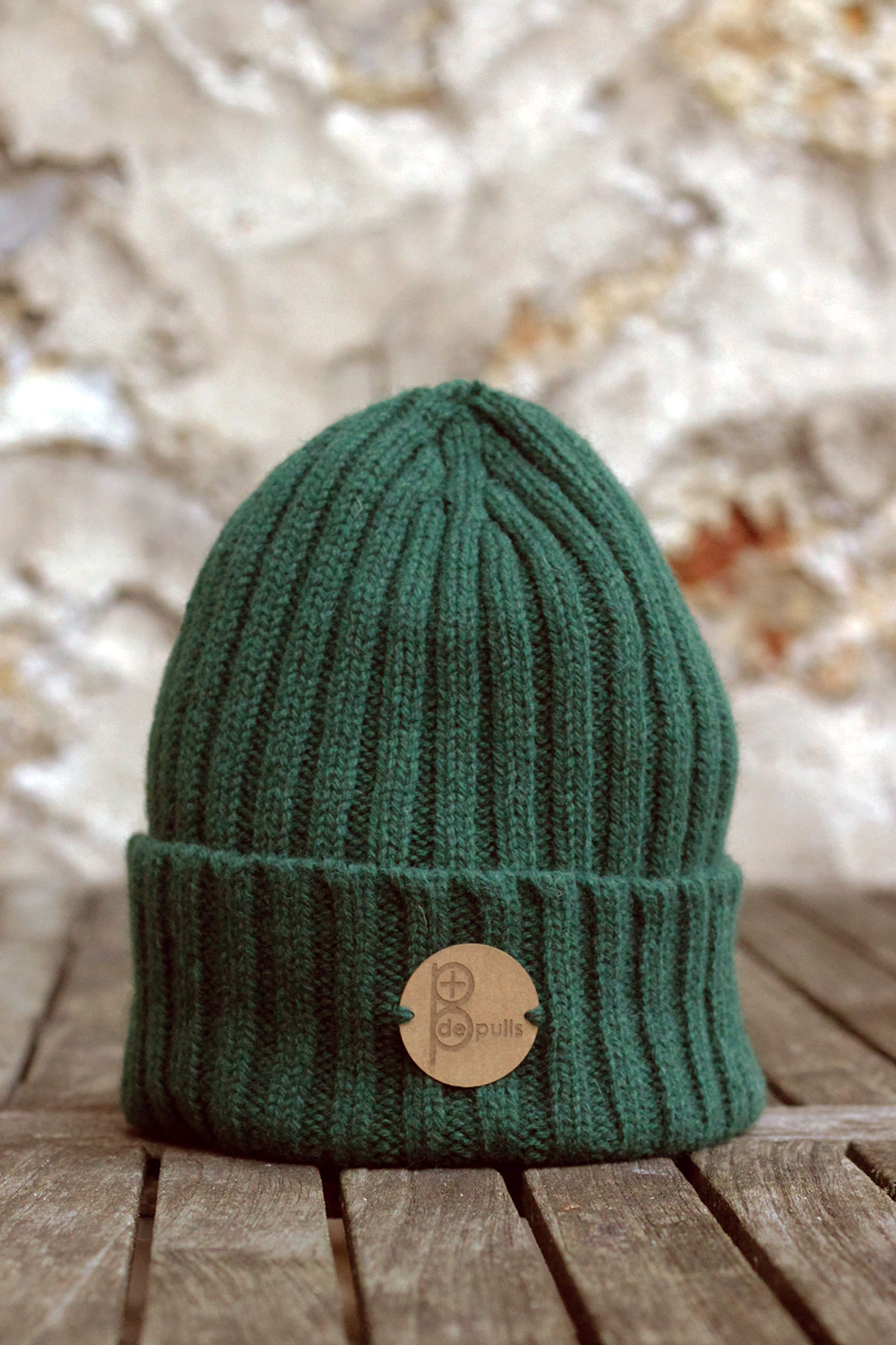 Bonnet cote 2x2- Plusieurs couleurs, Made in France laine 100% recyclée 9